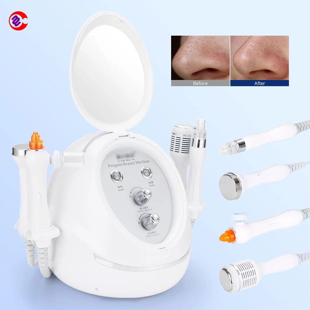 

Water Spray Dermabrasion Machine 5 in 1 Acne Removal High Frequency Facial Ultrasonic Skin Scrubber Beauty Equipment