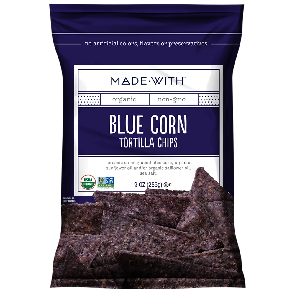 
Hot Seller USA Snack MADE WITH CHIP TORTILLA BLUE ORG 9.000 OZ With NON GMO CERTIFIED 