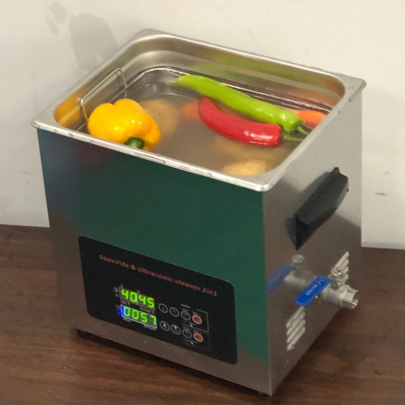 
Innovative Sous Vide cooker with Ultrasonic Even Precise temperature all the tank 2in1use as Cleaner plus 10L Sous Vide cooker 