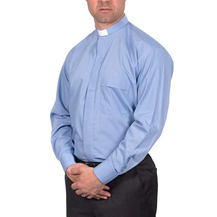 

Clergy Shirt - Tab Collar Long Sleeve, Can be designed