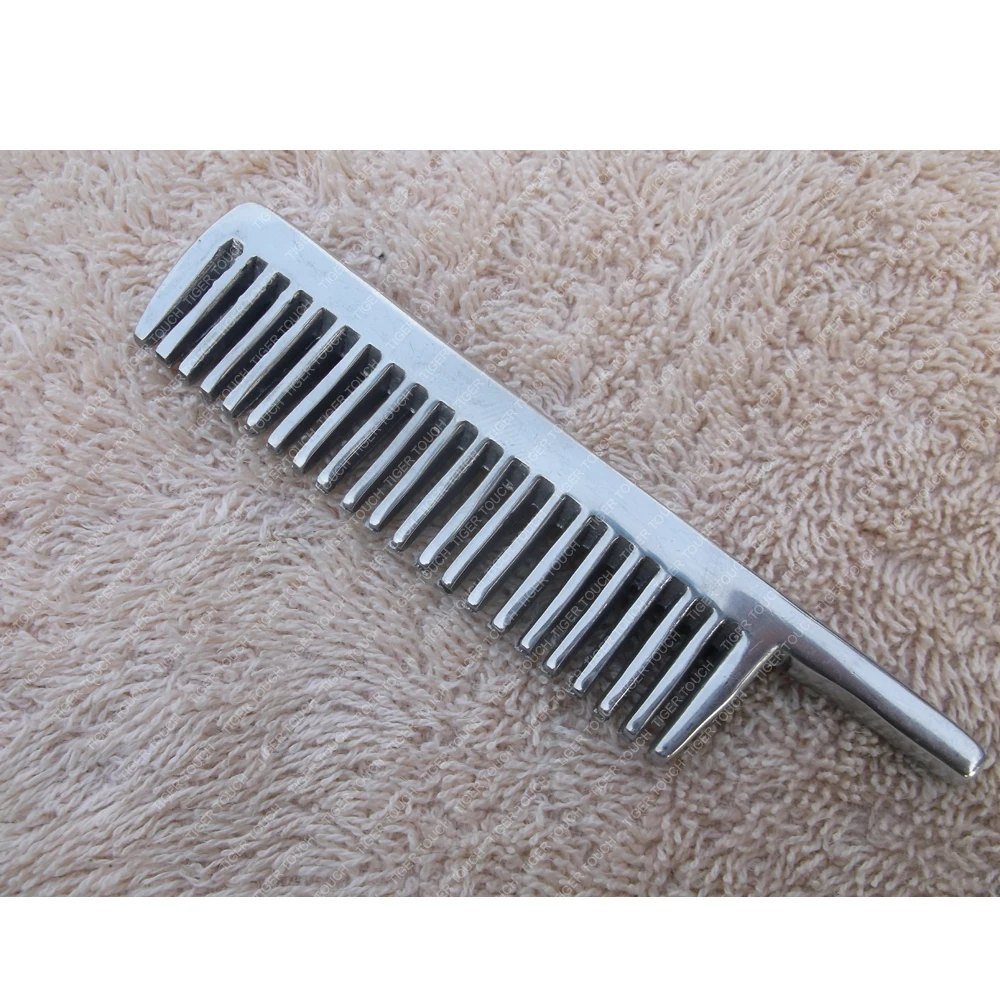 Aluminium Horsehead Mane And Tail Comb Aluminium Mane Comb & Hoof Pick