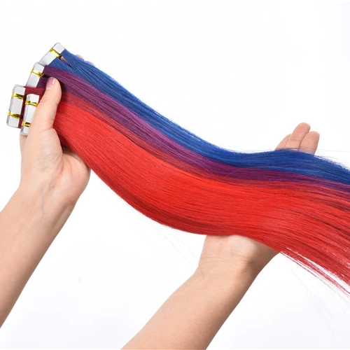 

Injected Tape In Hair European Brazilian Human Hair Extensions Deluxe Invisible Tape Ins Extension Samples Factory Wholesale