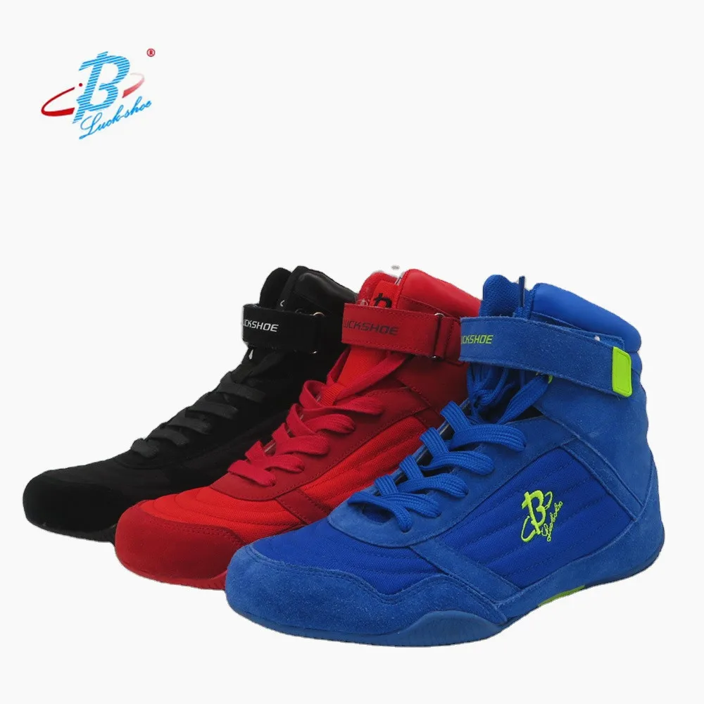 

OEM ODM Professional High Top Breathable Non-slip Mens Boxing Sanda Shoes Wrestling Boots Shoes, Requirement