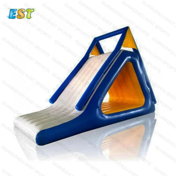 

large inflatable floating water slide inflatable water slide for sale, Blue, red, green, yellow,blue