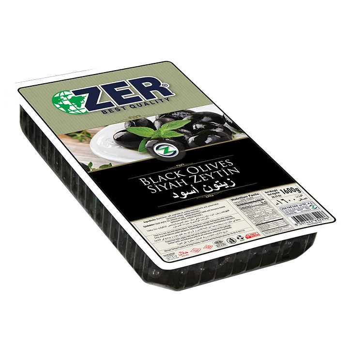 
Zer Black Olives 1600 gr x 6 Vacuum 