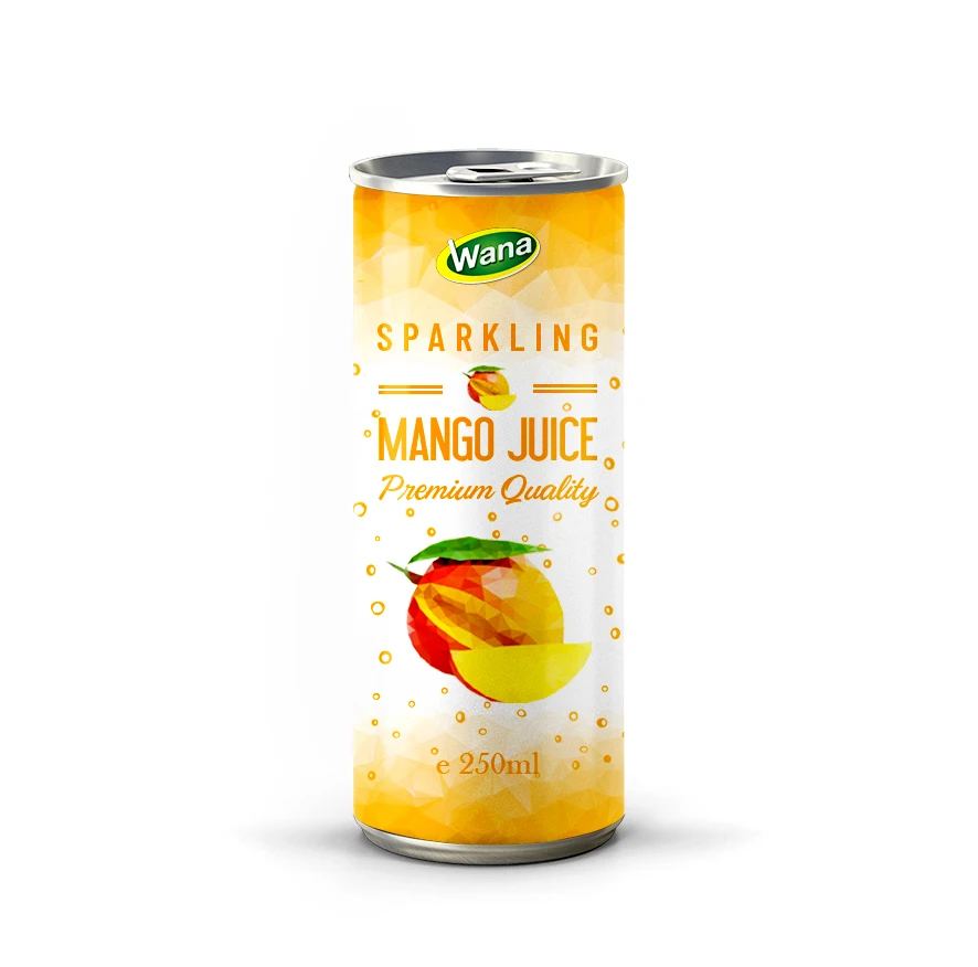 
Sparkling Orange Juice Drink - Premium Quality Manufacture in 250ml can 