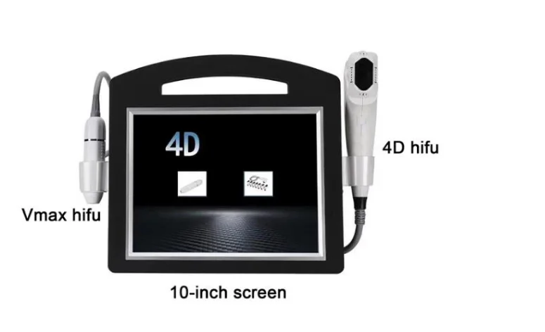 2020 4D hifu+ultrasound Radar line V-max face lifting 2 in 1 hifu machine