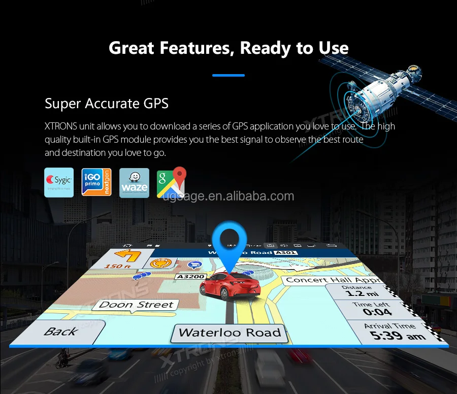 Xtrons 6.1 Inch Android 10.0 Car Multimedia Player For Fiat Punto Linea