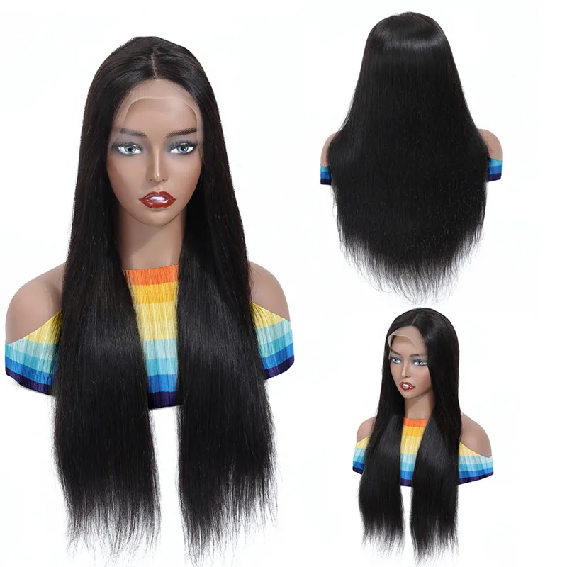 

Best Manufacturer 100% Brazilian Virgin Hair Full Lace Wig Silk Base Wig for Black with Baby Women Swiss Lace Transparent Long