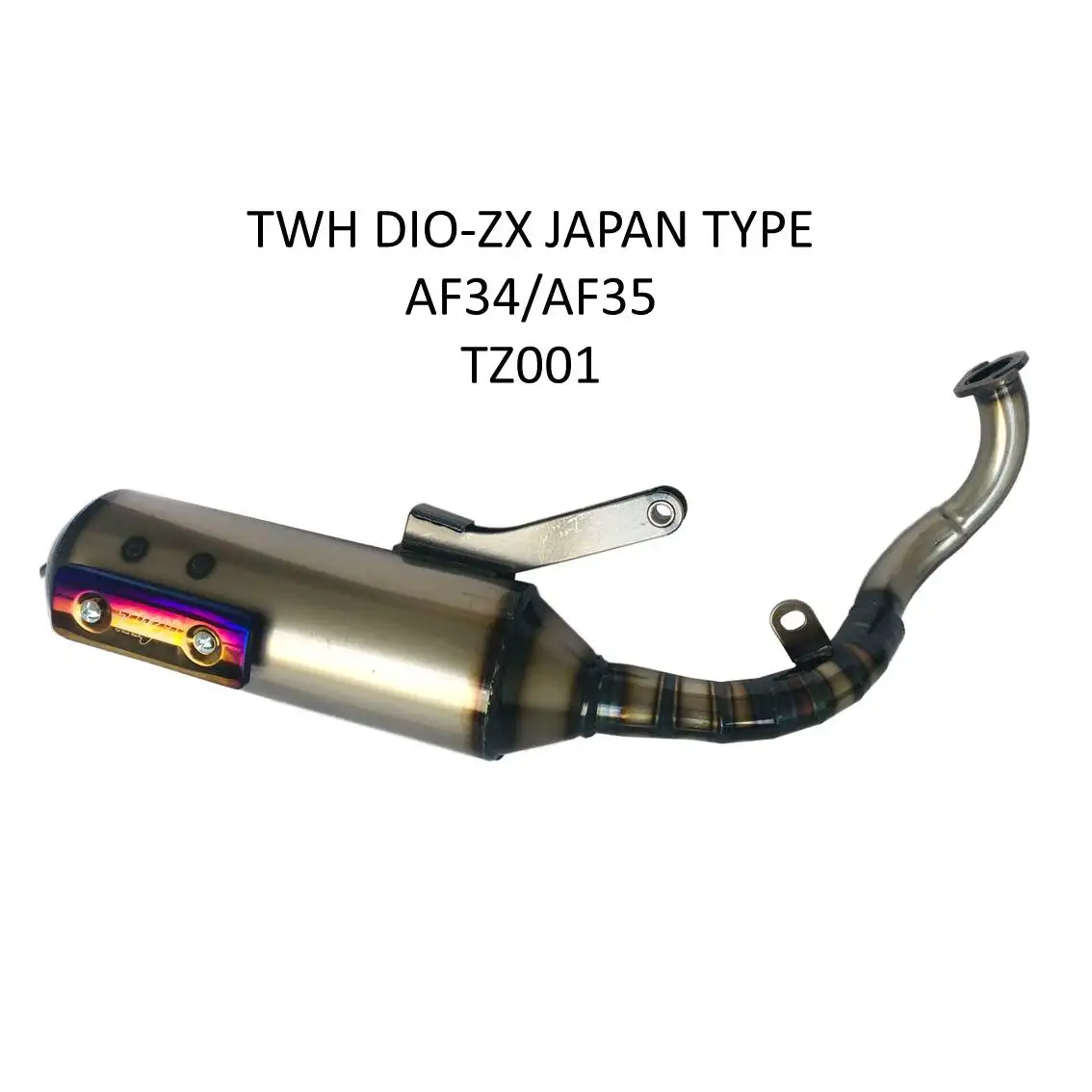 Twh Dio Zx Tz001 Motorcycle Racing Muffler Exhaust Pipe Buy Dio Zx Scooter Racing Power Engine Exhaust Pipe For Honda Twh Dio Zx Af34 Af35 Motorcycle Racing Exhaust For Honda Af34 Af35 Twh