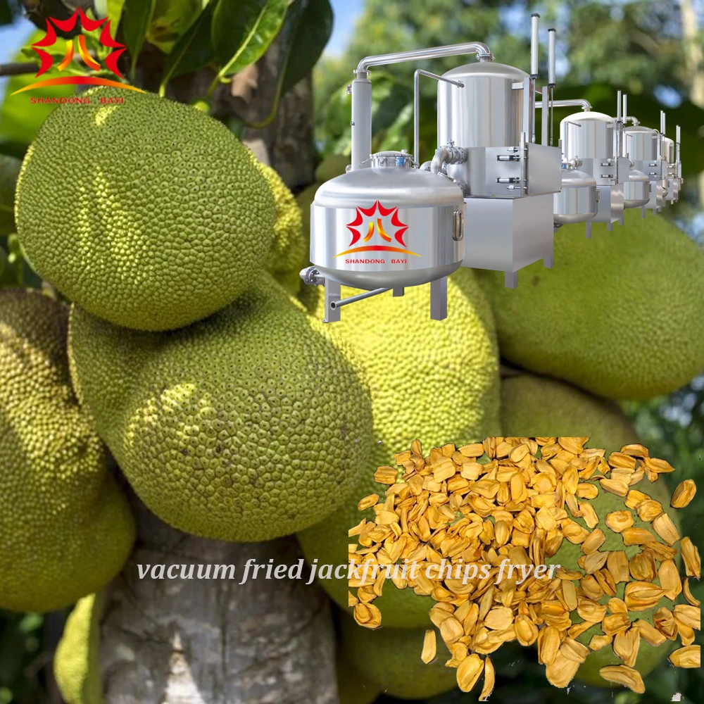 Crispy Mango  Pineapple Chips Low Temperature batch Vacuum Frying Machine