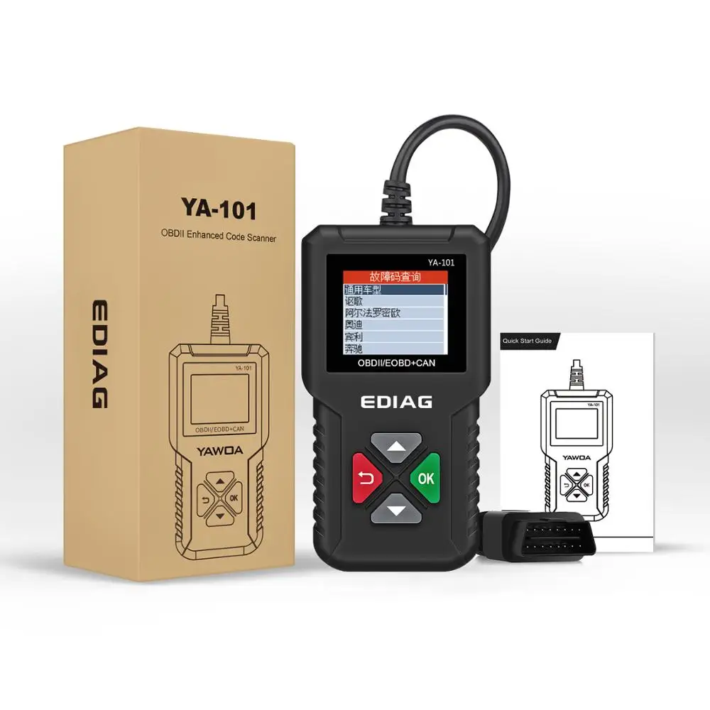 

EDIAG YA101 OBDII/EOBD Code Reader OBD 2 Diagnostic Tool YA-101 Update Free online obdii Diagnostic Tool