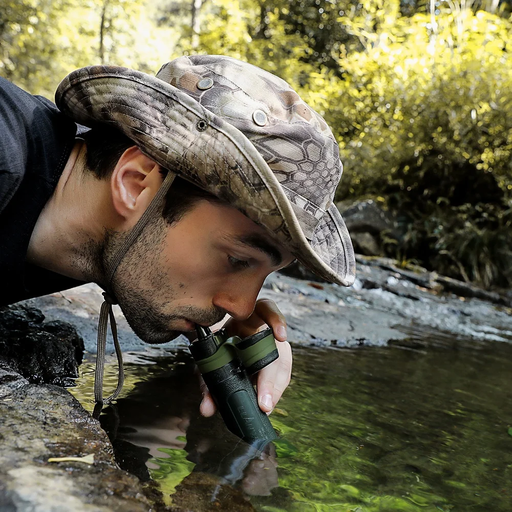 
backpacking sport camping outdoor water filter 