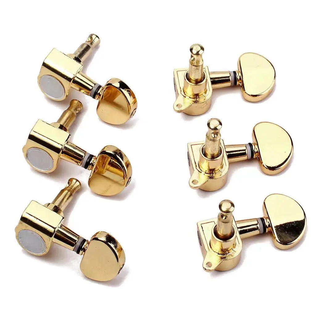 

6pcs per 1 set Guitar Tuning Pegs gold for guitarra Stringed Instruments Parts & Accessories