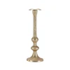 Aluminium Metal Hammered Silver Tall Candlestick Taper Candle Holder