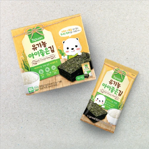 
Korean food Baby Food Organic roasted seaweed KIM 