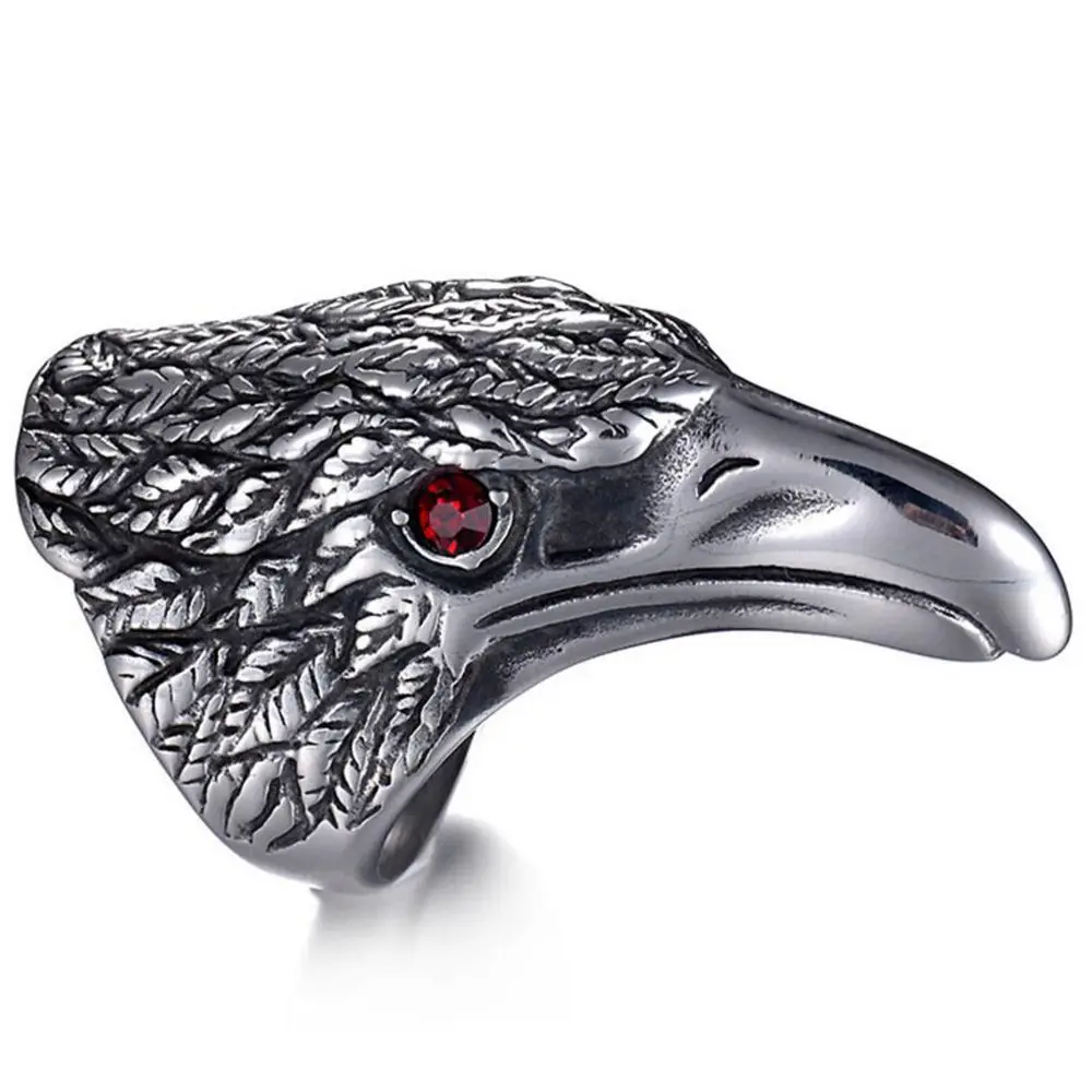 

wholesale stainless steel ring turkish man tribal jewelry eagle ring