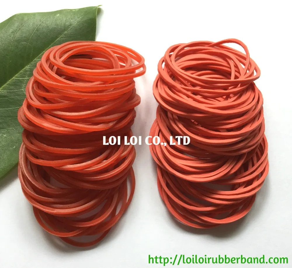 red rubber bands