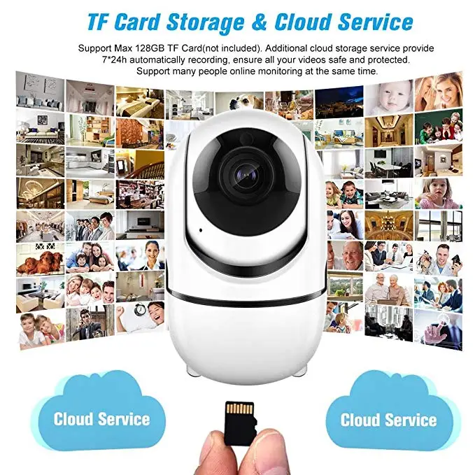 
camara de vigilancia ip seguridad wifi 360 