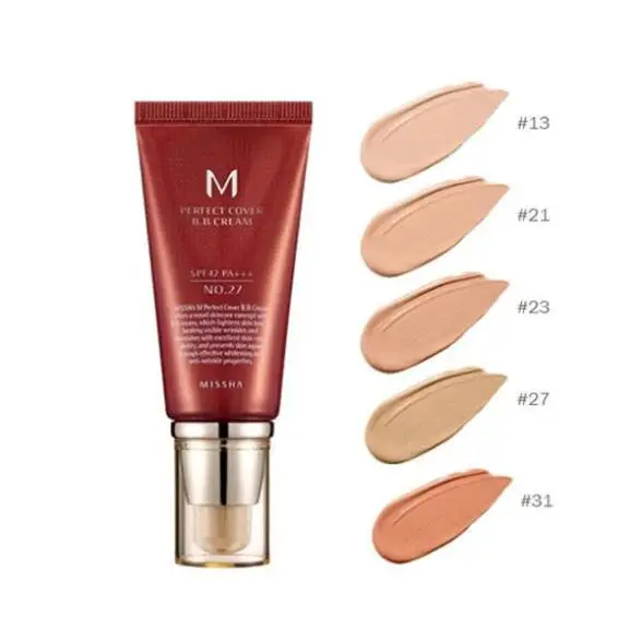 

Missha Korean Cosmetic M Perfect Excellent Cover 3-in-1 UV Screening BB Cream 50ml