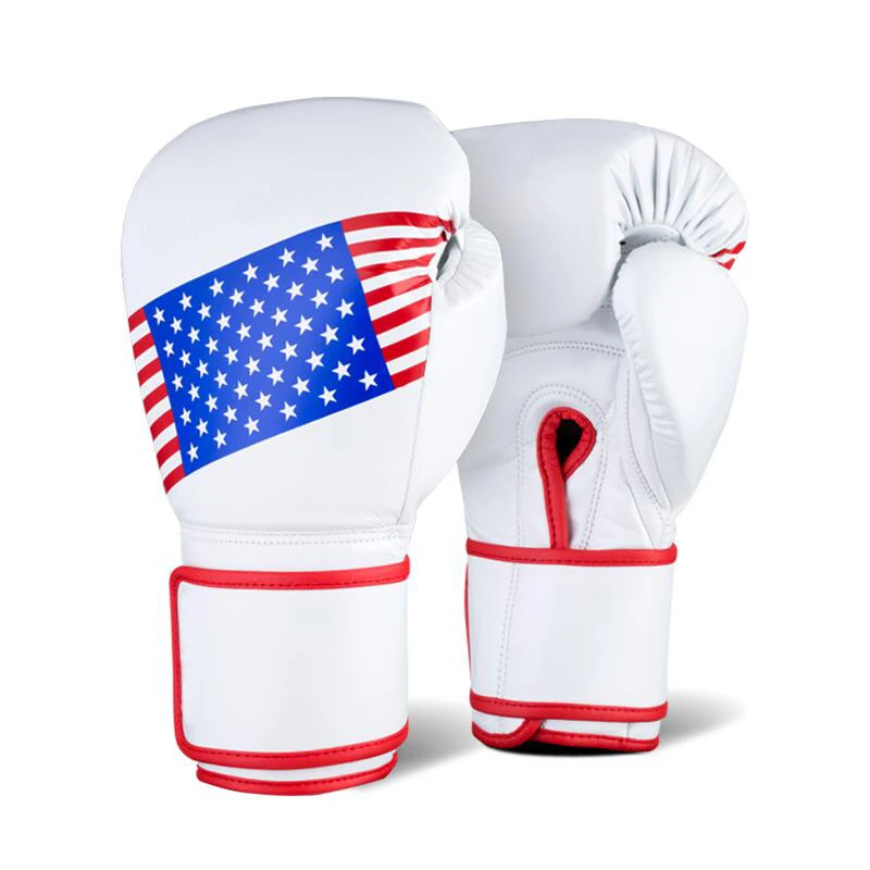 NEW 1 Pair USA Flag 20oz Boxing Punching Gloves FREE SHIPPING