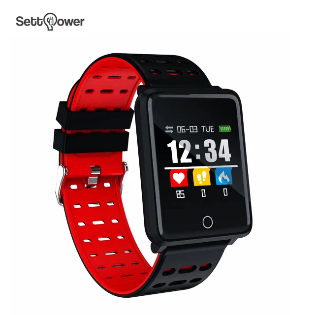 

New bracelet heart rate blood pressure monitoring sports waterproof sleep sedentary reminder Settpower F21