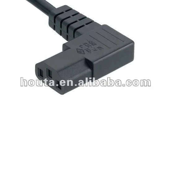 
C13 AC Power Cord Right Angle 