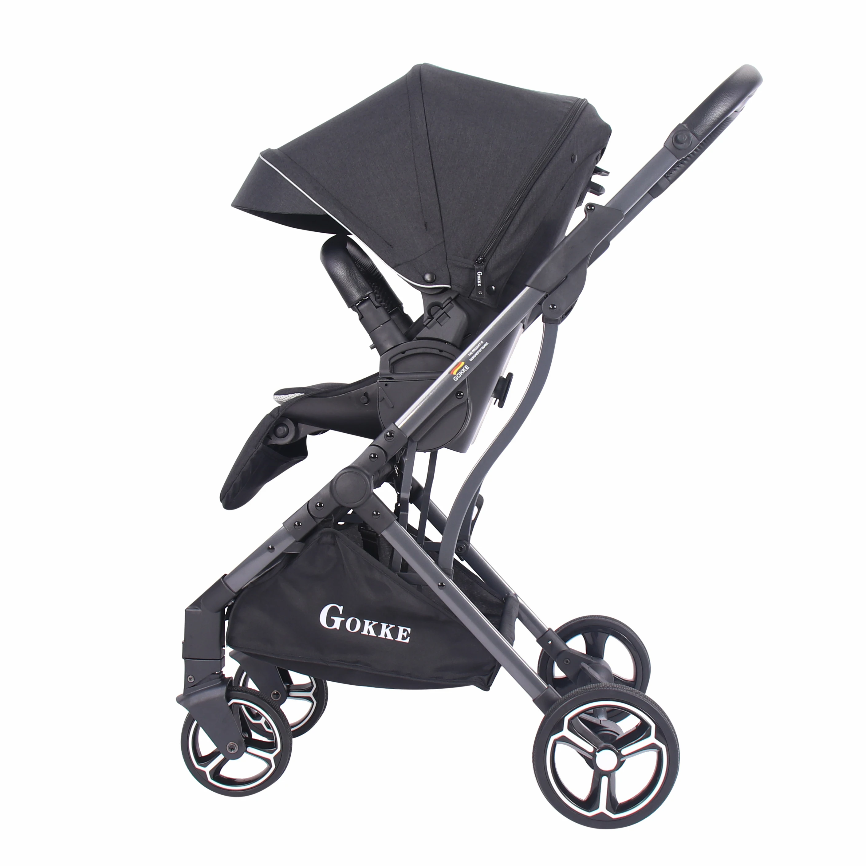 

Online luxury light weight easy folding reversible newborn travel baby pram, Customized