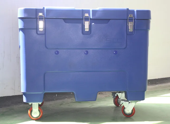 Rotomolded 240l Dry Ice Cooling Container Cooler Box With Wheels Buy
