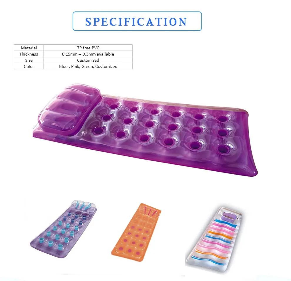 Custom Inflatable Swimming Pool Floats Pad Water Game Floaty Air