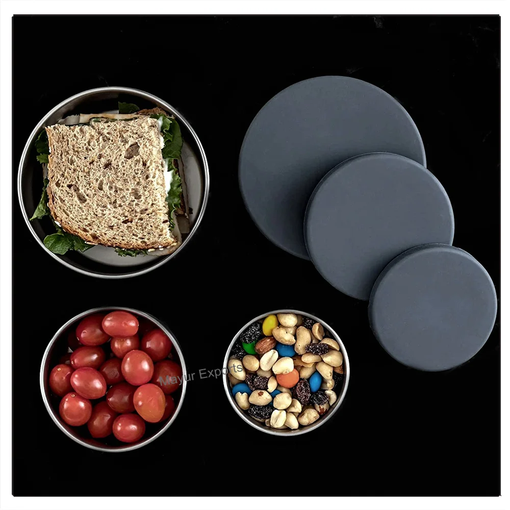 Stainless Steel Dip Condiment Container With Silicone Lid Buy Small