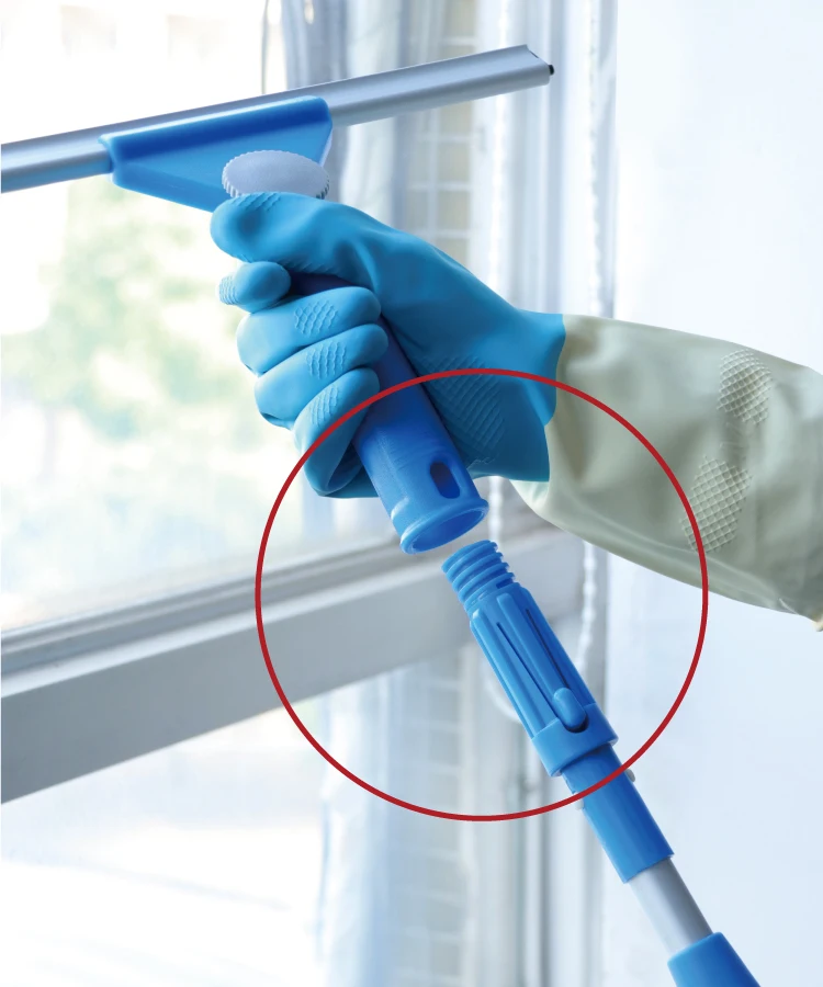 Swivel Window Squeegee Glass Cleaner Window Cleaning Wiper 35cm Long