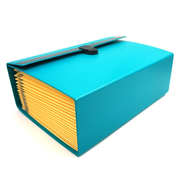 
Office supplies 19 pockets hard board expandable accordion a4 paper file folder 