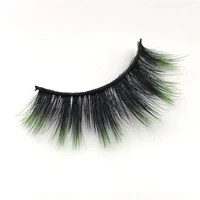 

New Style Glitter Rainbow Color Strip Lashes And Unique Custom Packaging Box Wholesale Products China False Eyelashes Colorful