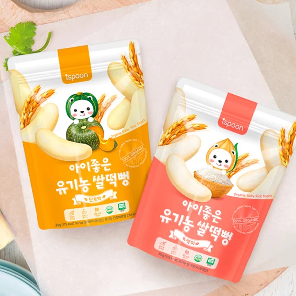
Baby Food Rice Snack (Korean Baby Organic Snacks) - Sweet Pumpkin 