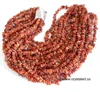 Red Carnilian Agate Chips 36 Inches Strings