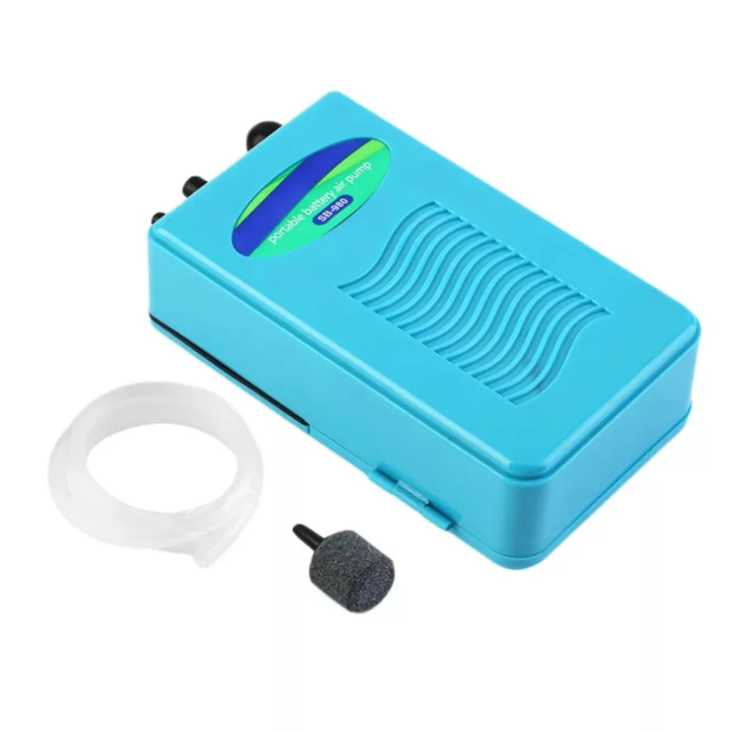 

Use 10 Hours Dry Battery Cell Aquarium Air Pump Ultra Silent Single Outlet Battery Operated Fish Tank Oxygen Pump Air Stone