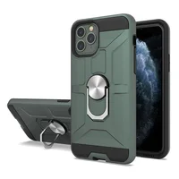 

360 Ring Holder PC TPU Mobile Cell Phone Back Cases Cover For iPhone 5S 6 7 Plus X XS 11 Pro Max