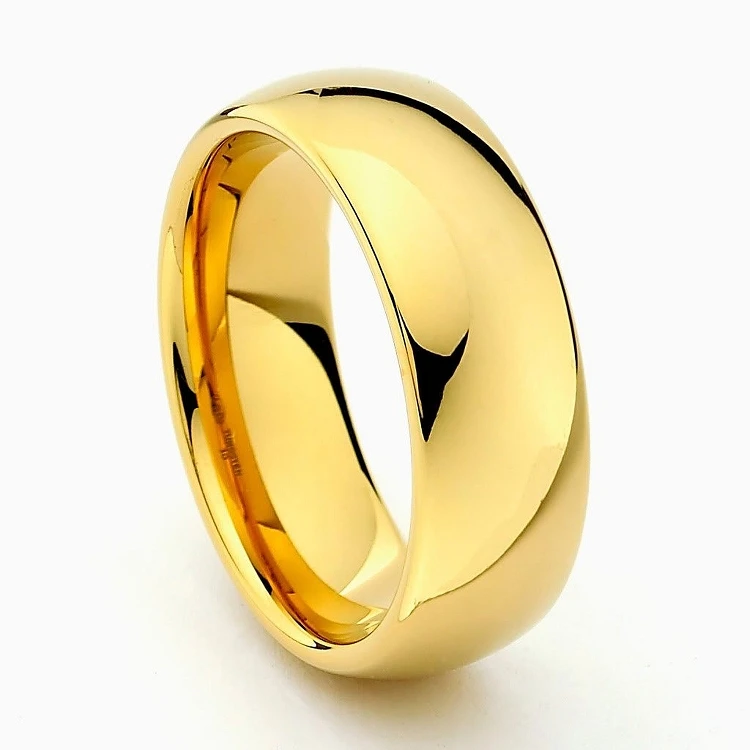 High Quality Classic 24k Gold Tungsten 