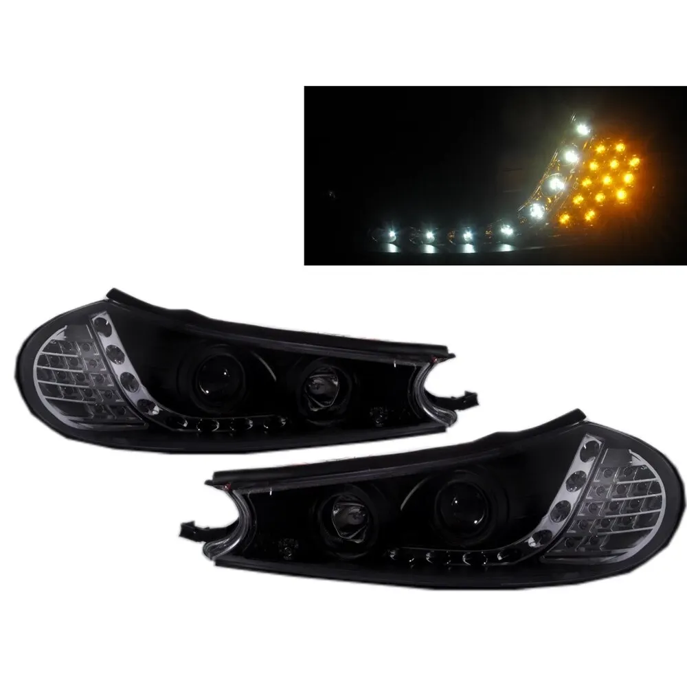 

MONDEO HC/HE MK2 1996-2001 Wagon 4D/5D Projector Headlight Black for FORD LHD