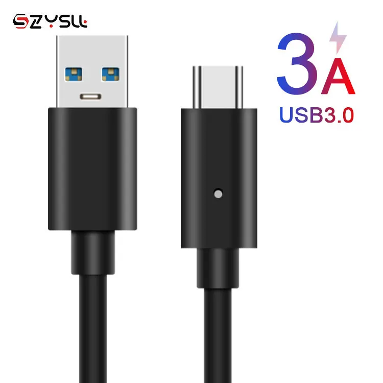 

3A Fast Charging 5Gbps Data USB-C 30 Data USB 3.0 A to Type c Cable, Black