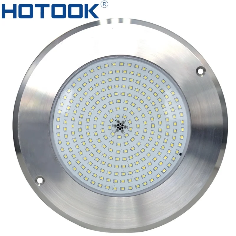 HOTOOK Patented Brand Niche Replace thin Stainless steel 316 45W RGB IP68 led swimming pool lighting