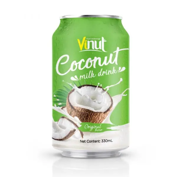 Original Coconut Water Mixed Pulp Oem Customized 320 Ml Canned Beverage