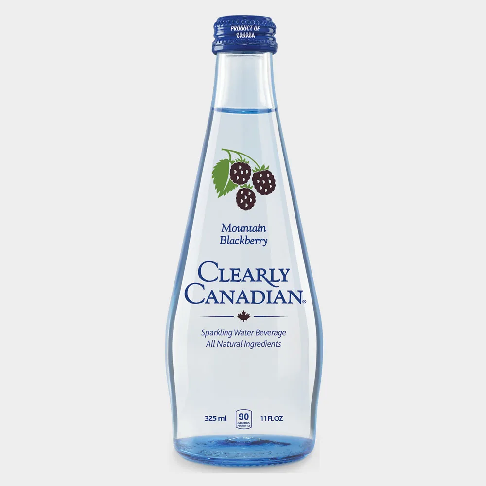 
Clearly Canadian Originals Mountain Blackberry Sparkling Canadian Spring Water With 4 Simple And Natural Ingredients 