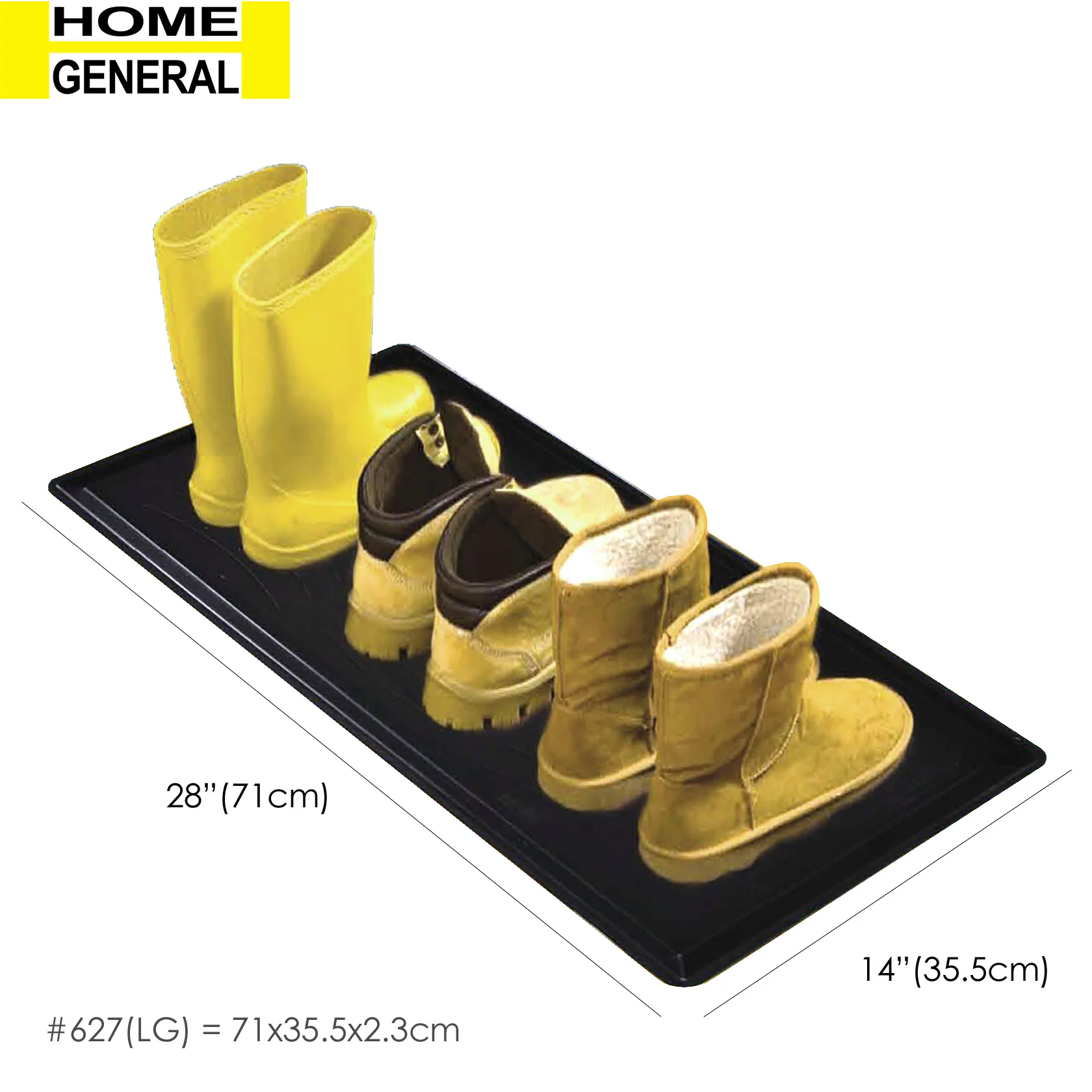 large plastic shoe tray