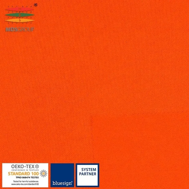 
POPULAR SPORTSWEAR CORE FABRIC FOR GARMENT 100% RECYCLE POLYESTER CIRCULAR KNIT SOFT MOCK EYELET 