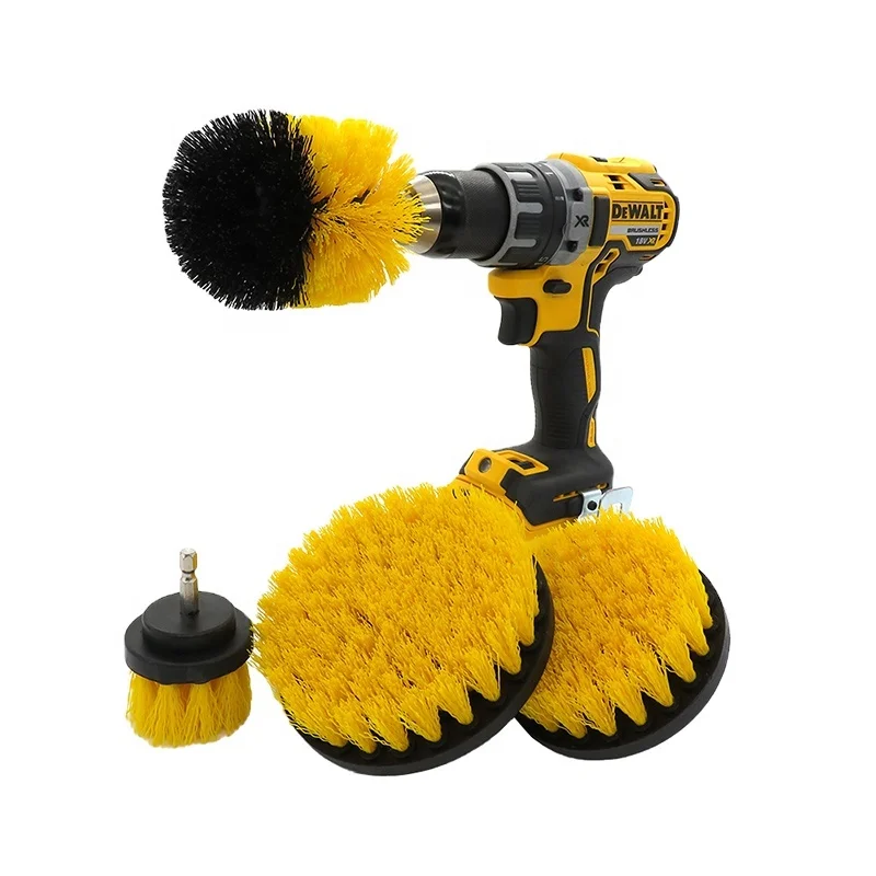 

Wholesale High Quality 4Pcs Electric Drill Cleaning Brush For Carwashing