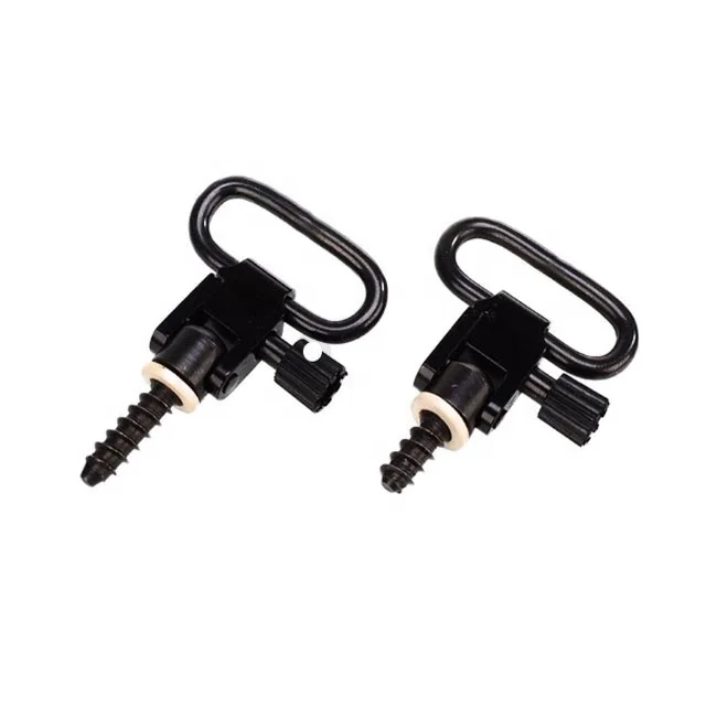 

2 PCS Quick Detach Sling Swivels Studs Hunting QD Sling Swivels Screw Adapter