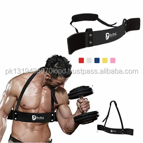 Strength GOTOTOP Biceps Training Belt Arm Blaster Weight Lifting Bodybuilding Support Band for Biceps Isolation for Bodybuilding Weight Lifting