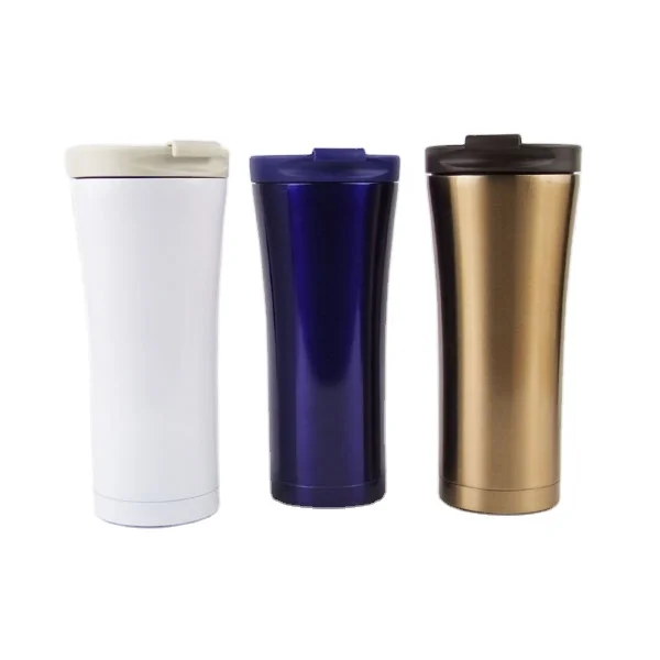 

16 oz Personalized double wall stainless steel insulated travel coffee mugs